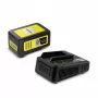 Akumuliatoriaus ir įkroviklio rinkinys Karcher 2.445-063.0, Universal 18V 5000mAh, Geltona/Juoda