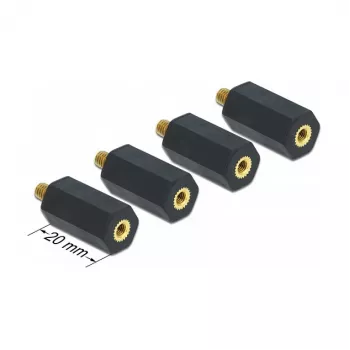 Tvirtinimo rinkinys DeLOCK 60242 Juodas Plastikas