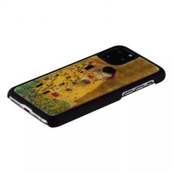 Apsauginis dėklas iKins iPhone 11 Pro — juodas, minkštas