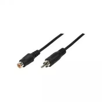 LogiLink Audioverlängerungskabel - RCA weiblich zu RCA männlich