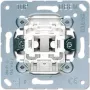 Perjungimo modulis JUNG 507 U — metalo baltos spalvos, AC 250 V, 10 A