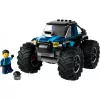 Konstrukcinis žaislas LEGO City 60402 Mėlynasis monstrų sunkvežimis su didelėmis padangomis, 148 dalių, 1 minifigūrėlė, nuo 5 metų
