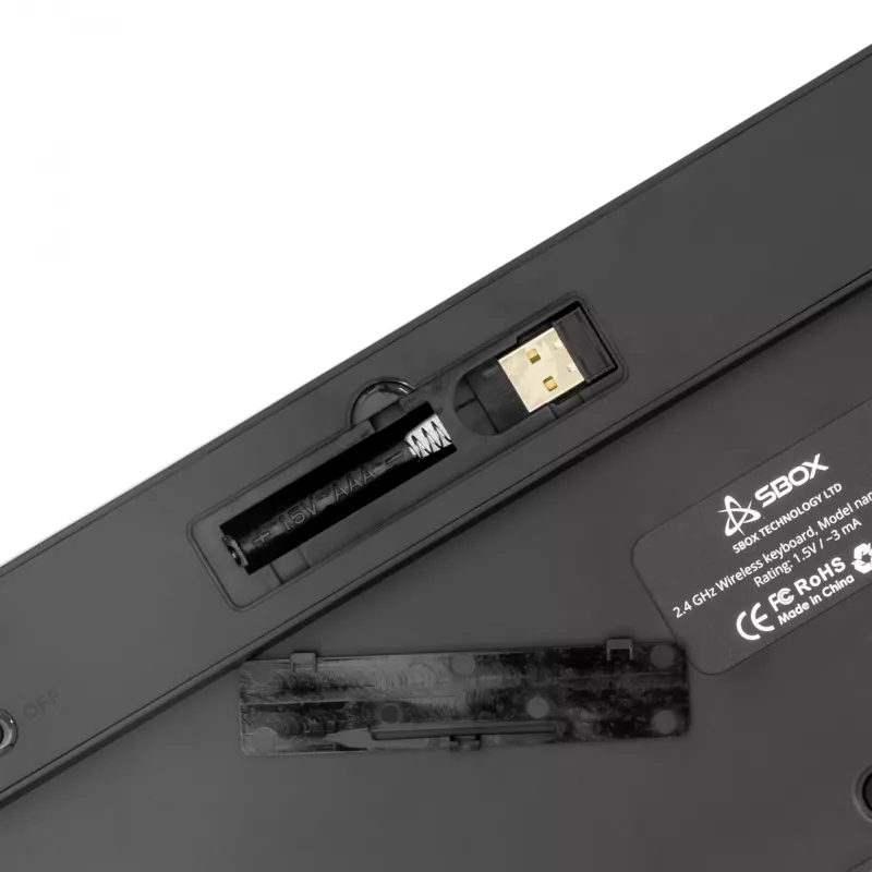 Sbox WK-26 HR Wireless belaidė klaviatūra