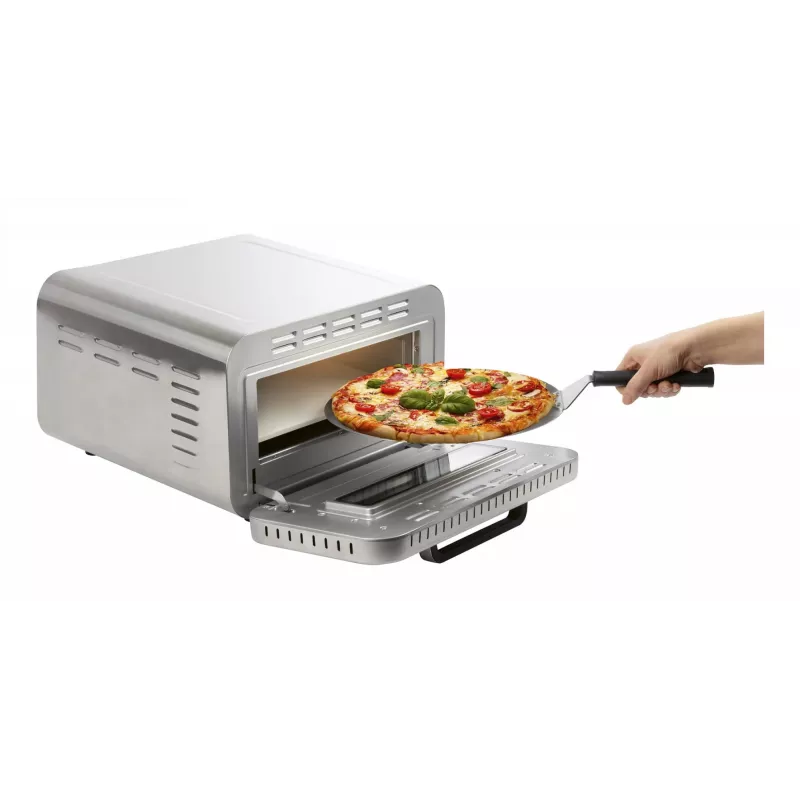 Picos kepimo aparatas ProfiCook PC-PO 1323 – stalviršinė picos krosnelė, 1 pica, 2100 W, nerūdijantis plienas, skaitmeninis laikmatis