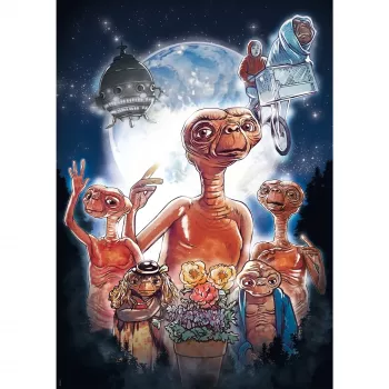 Dėlionė E.T. The Alien – ateivio nuotykiai, 1000 dalių