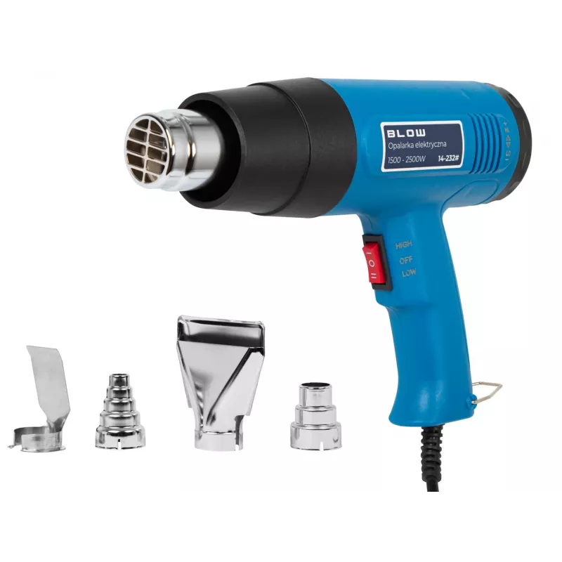 Elektrinis karšto oro pistoletas 1500 / 2500W 300 - 650°C BLOW
