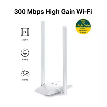 Belaidis USB adapteris Mercusys MW300UH