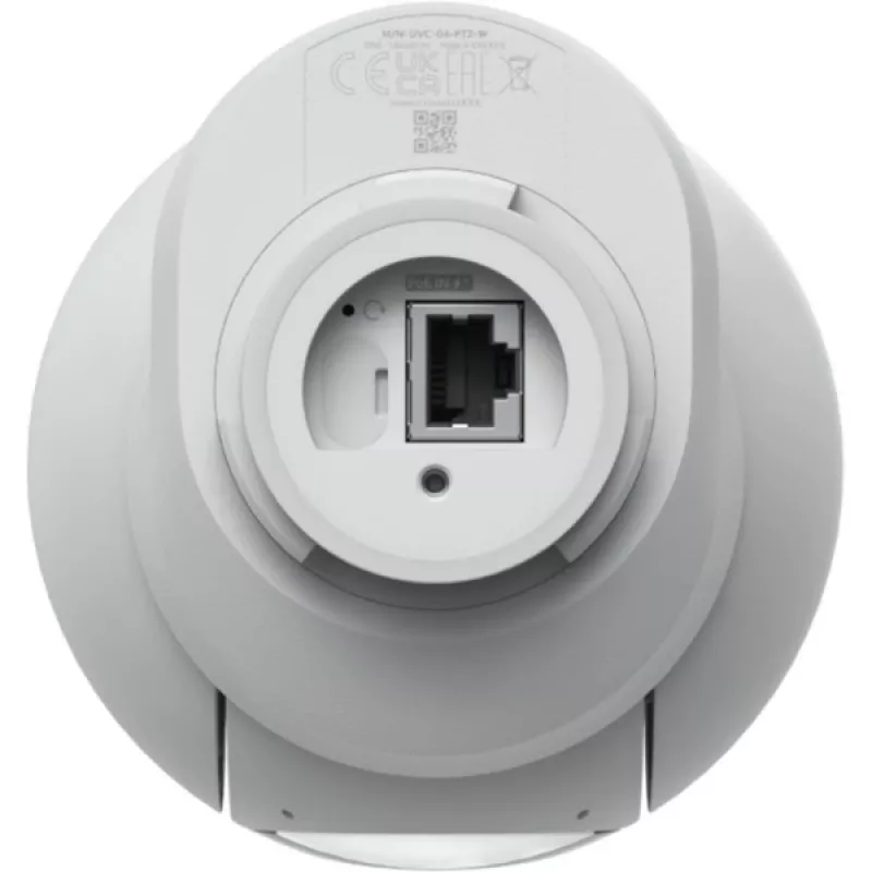 IP apsaugos kamera UBIQUITI G6 PTZ — 3864×2160, sferinė, lauko/vidaus, laidinė, lubų/sienos/stulpo montavimas, 350° sukimas, 109,9°×56,7° vaizdo kampai
