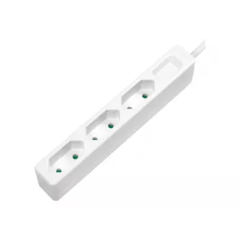 Power Extension LogiLink LPS229 1,5 m 3 AC lizdai vidaus patalpoms balta