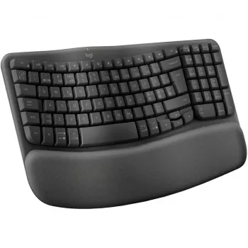 Logitech Wave Keys Office belaidė klaviatūra RF + Bluetooth QWERTY danų, suomių, norvegų, švedų, grafitas