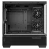 Korpusas PC Midi Tower DeepCool CG380 3F — Juodas, 235×437×451 mm, palaiko 2x120 mm šoninius + 1x120 mm galinį ventiliatorius, maitinimo šaltinis apačioje, 2,5 colio/3,5 colio HDD