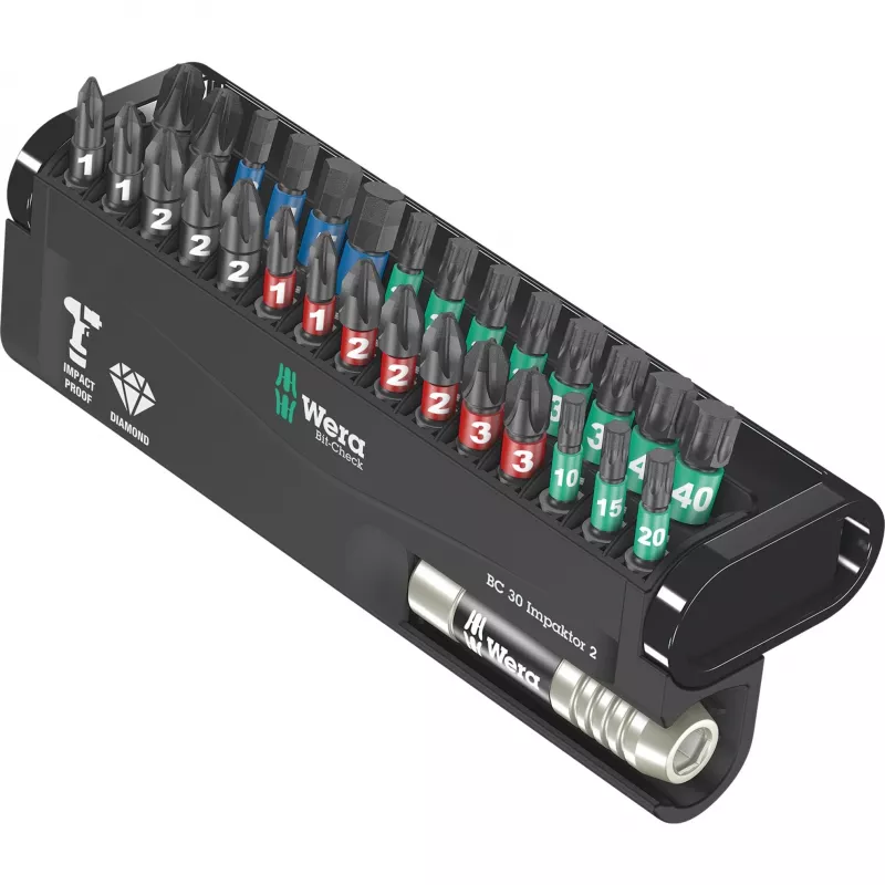 Wera 05057697001 Bit-Check 30 Impaktor 2 bitų rinkinys