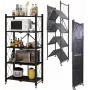 Topeshop Storage Rack FS005 stelažas sodui, laisvai stovintis, cinkuotas plienas