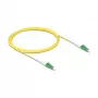 DeLOCK 83229 InfiniBand / šviesolaidinis laidas 3 m LC LC/APC geltonas 9 µm