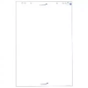 Legamaster Flipchart popieriaus bloknotas tuščias 5 vnt. - 650 mm x 980 mm - 4,5 kg - 125 mm - 665 mm - 125 mm (7-156000)