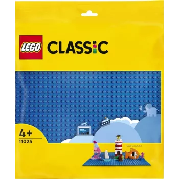 LEGO Classic statybinė plokštė 11025 – mėlyna bazinė plokštė 32×32 smeigtukai, 250×250 mm