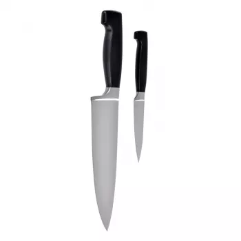 Virtuvinis peilių rinkinys ZWILLING 35175-000-0 – nerūdijančio plieno ašmenys, juoda rankena, 95 mm plotis, 420 mm ilgis