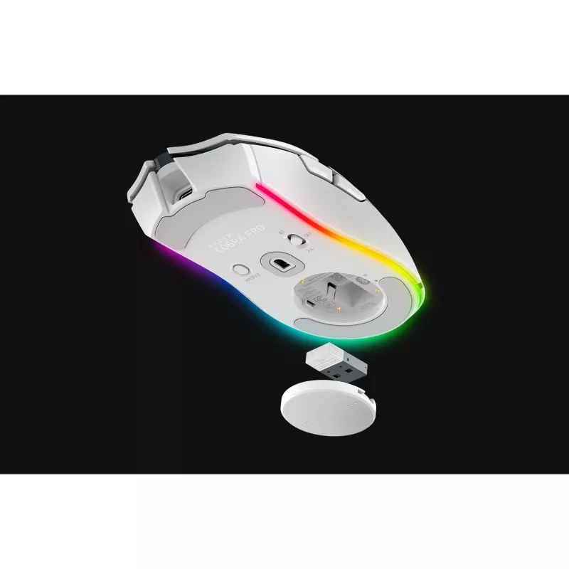 Razer Cobra Pro pelė žaidimams Dešinė ranka RF belaidis + Bluetooth + USB Type-C Optinė 30000 DPI
