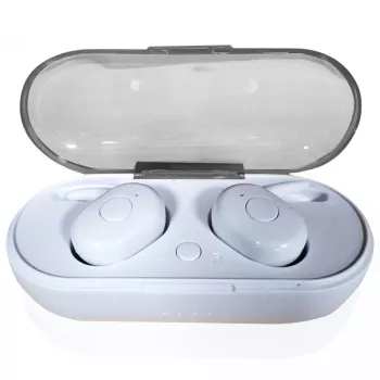 Belaidės ausinės V.Silencer Ture True Wireless su aktyviu triukšmo slopinimu, baltos