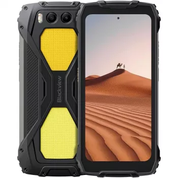 Blackview BV7300 16.9 cm (6.67 inch) Dual SIM Android 14 4G 6 GB 256 GB 15000 mAh Juoda, Geltona