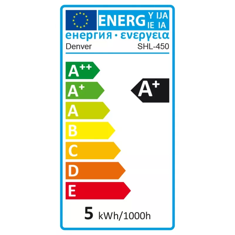 Denver SHL-450 išmanioji LED lemputė, 5W, Wi-Fi