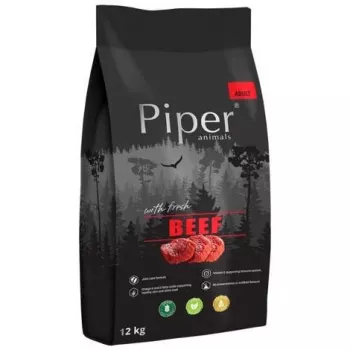 DOLINA NOTECI Piper Animals su jautiena – sausas šunų maistas – 12 kg