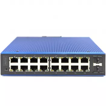 Valdomas jungiklis DIGITUS DN-651159 16+2 prievadų Gigabit Ethernet PoE
