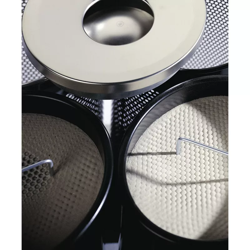 Durable 333023 17 L apvali metalinė šiukšliadėžė su pelenine sidabrinė