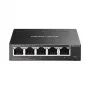 Nevaldomas tinklo jungiklis TP-LINK Mercusys MS105GS-M2 — 5 prievadų Gigabit Ethernet (10/100/1000), juodas