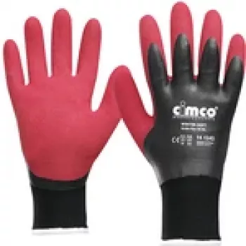Darbo pirštinės Cimco 141243 Juoda Raudona XXL 2 vnt.
