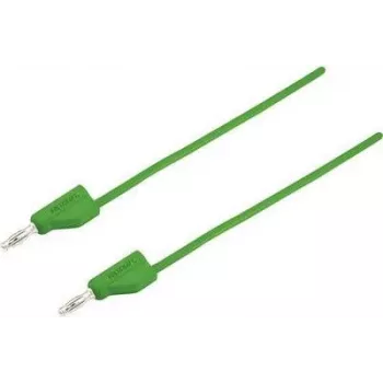 VOLTCRAFT matavimo laidas [4 mm kištukas - 4 mm kištukas] 2 m žalias MSB-300 (MSB-300-2-GR)