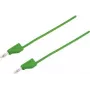 VOLTCRAFT matavimo laidas [4 mm kištukas - 4 mm kištukas] 2 m žalias MSB-300 (MSB-300-2-GR)