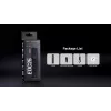 Taktinis žibintuvėlis Nitecore EDC25 — dvigubas LED, 15 lm, aliumininis korpusas, įkraunamas per USB, IP54, atsparus smūgiams, juodas