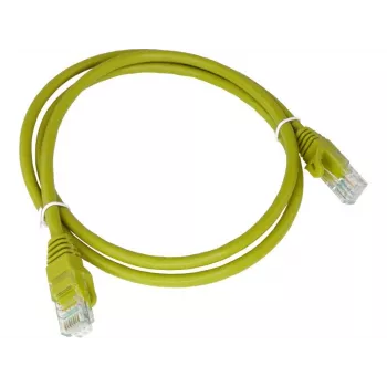 Alantec KKU5CZA1 tinklo kabelis geltonas 0.25 m Cat5e U/UTP (UTP)