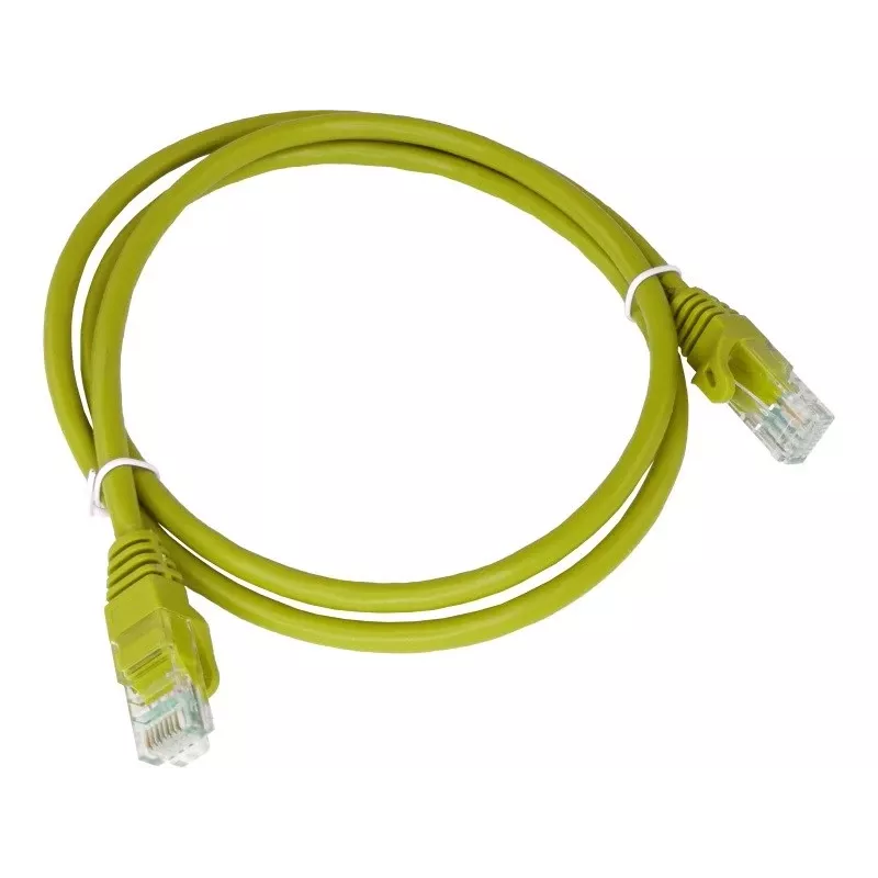 Alantec KKU5CZA1 tinklo kabelis geltonas 0.25 m Cat5e U/UTP (UTP)