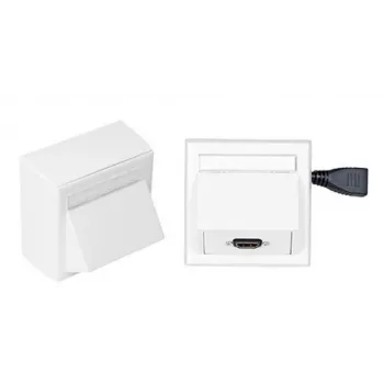 Vivolink WI221184-AMP HDMI sieninis lizdas baltas