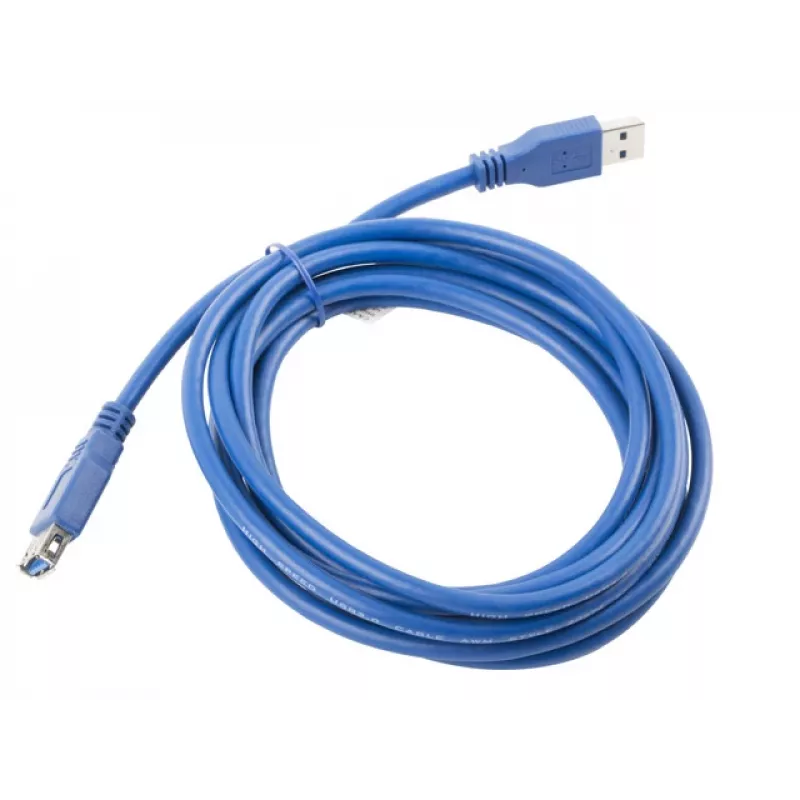 Prailginimo laidas USB 3.0 AM-AF mėlynas 3M