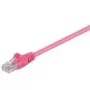 Tinklo kabelis Goobay 95270-GB Magenta 2m Cat6 U/UTP