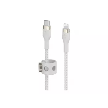 Belkin BOOST CHARGE - Lightning-Kabel - 24 pin USB-C männlich zu Lightning männlich - 2 m - weiß - für Apple iPad/iPhone/iPod (Lightning)