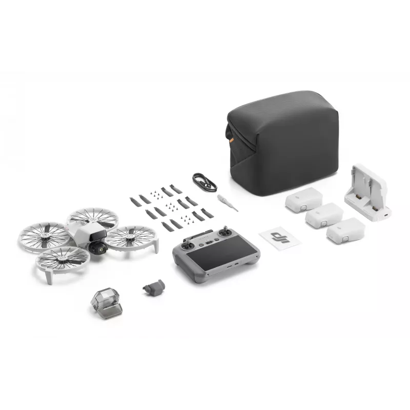 Kvadrakopteris DJI Flip Fly More Combo RC 2 – 4 rotoriai, 48 MP kamera, 3840×2160, maks. greitis 16 m/s, nuotolis 14000 m
