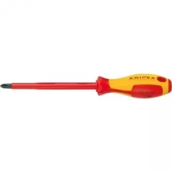 Knipex VDE Phillips atsuktuvas PH 1, ašmenų ilgis 80 mm, DIN EN 60900 (98 24 01)