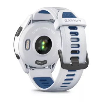 Išmanusis laikrodis GARMIN Forerunner 265 — 46 mm GFRP korpusas, AMOLED 1,3 colio, GPS/GLONASS/Galileo, 15 dienų baterija, 5 ATM, silikoninis dirželis
