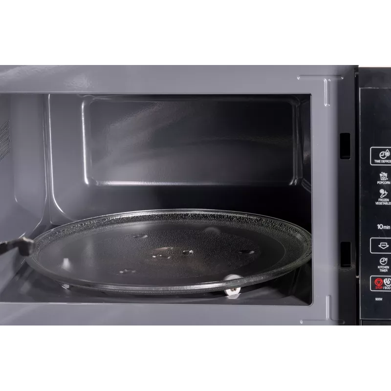 Mikrobangų krosnelė Sharp YC-MS252AE-B, ant stalviršio 25 L, 900 W, liečiamas valdymas, 11 galios lygių, vaikų užraktas, ECO funkcija, juoda
