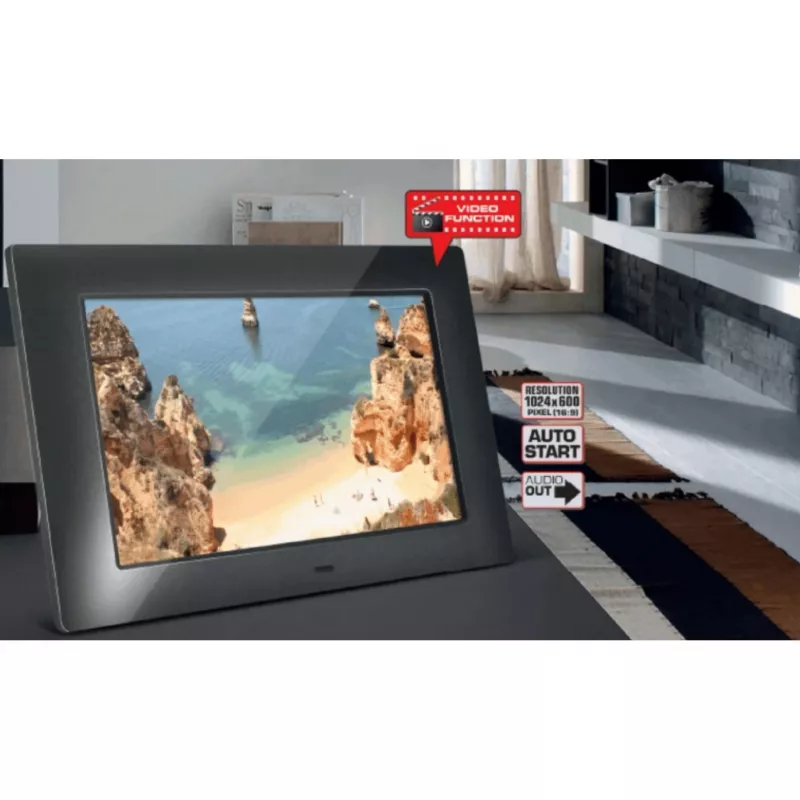 Braun DigiFrame 720 skaitmeninis nuotraukų rėmelis, 17,78 cm (7 inch), 1024 x 600, 21241