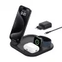 Belkin BoostCharge belaidis greitasis ausinių įkroviklis USB Type-C juodas
