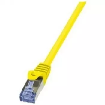 Tinklo kabelis LogiLink Cat6a S/FTP RJ-45 3 m geltonas