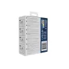 Sieninis kelioninis adapteris GEMBIRD TPA-1A2C20-02-W 20W — 1×USB-A + 2×USB-C, G tipo kištukas, 100–250V, baltas