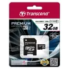 Transcend TS32GUSDU1 32GB microSDHC Class 10 UHS-I atminties kortelė su adapteriu