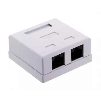 Alantec GN011 tinklo jungiamoji dėžutė Cat6 balta