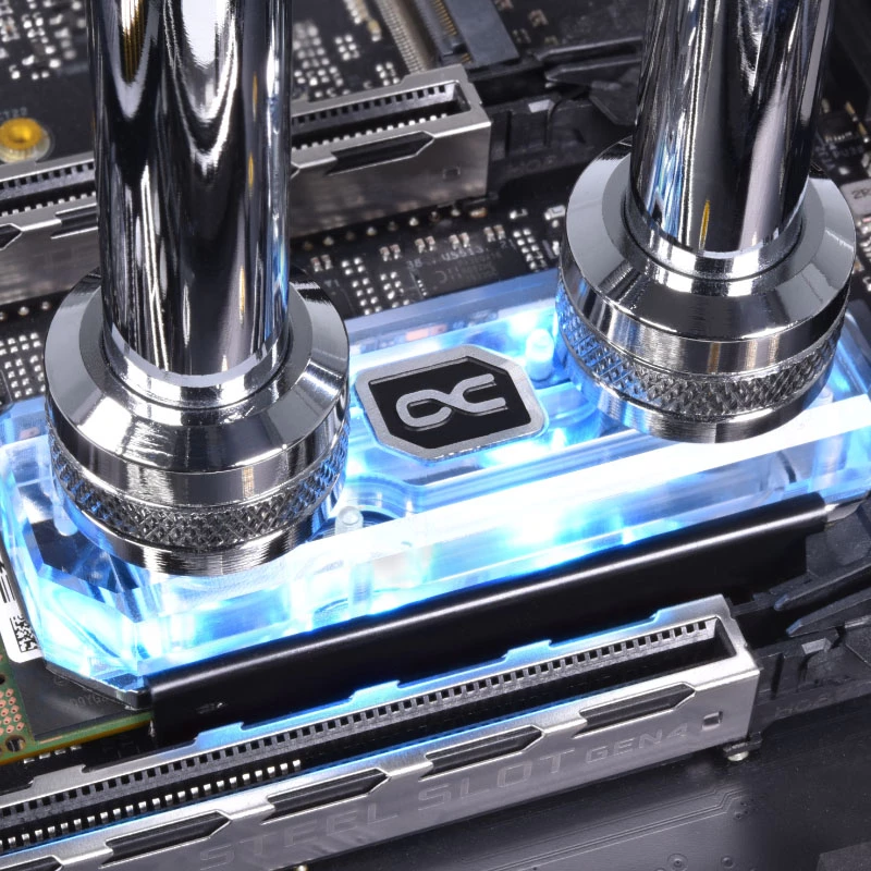 Alphacool HDX Apex M.2 2280 SSD vandens aušintuvas, akrilinis aRGB